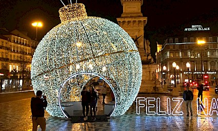 Caminhada de Natal pelas luzes de Lisboa