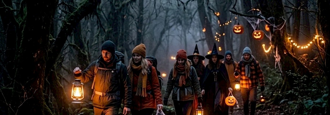 Caminhada de Halloween na Floresta Negra - Rio da Mula